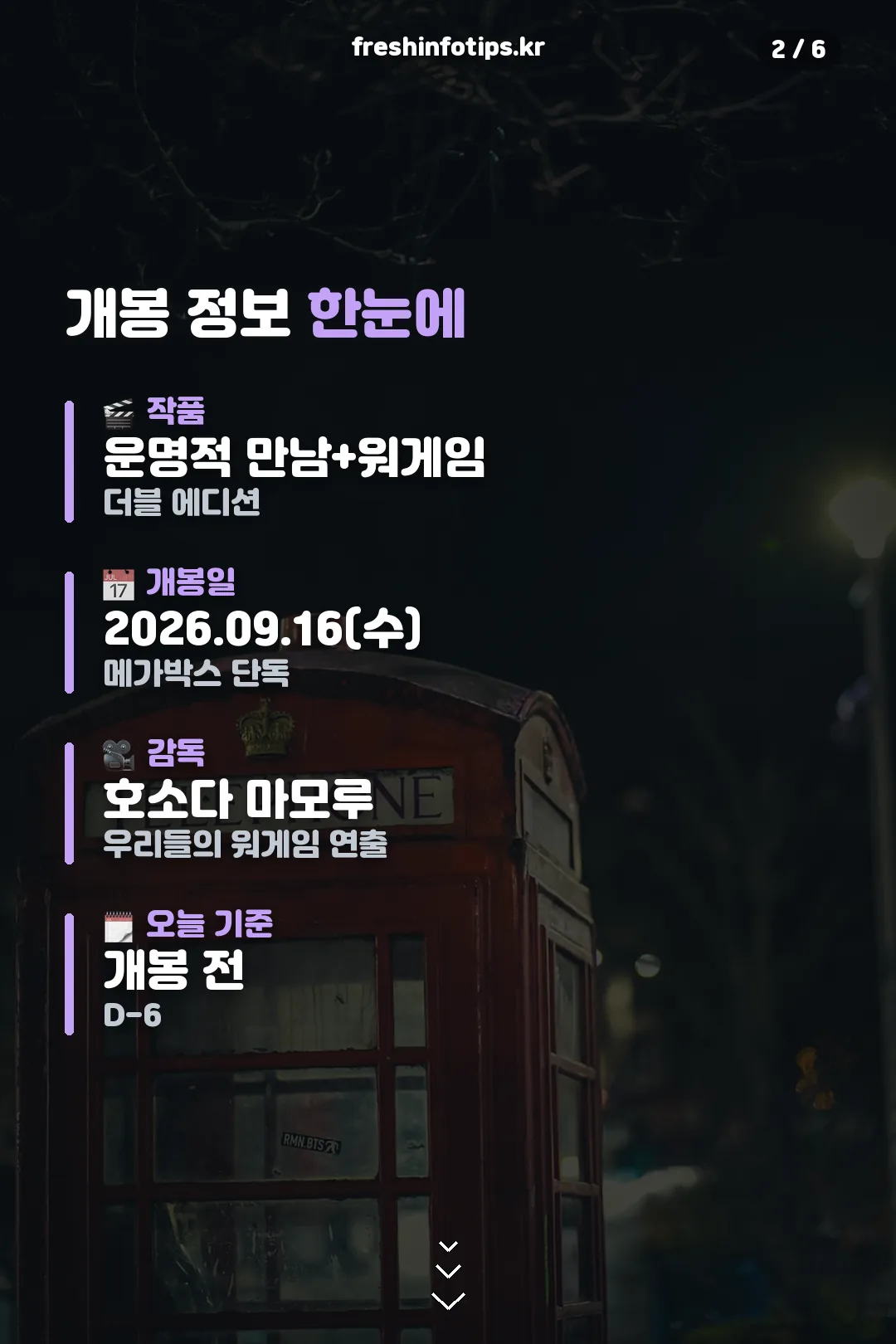 개봉 정보 한눈에