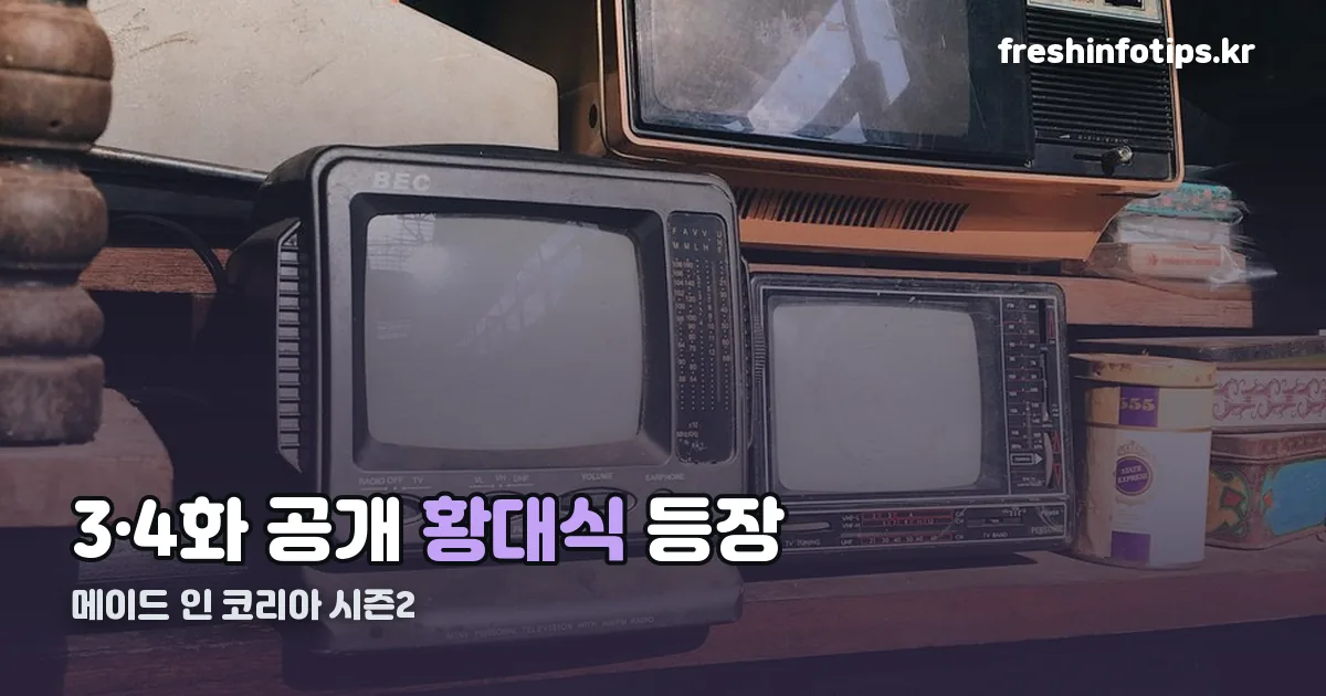 메이드 인 코리아 시즌2 황대식 정리 썸네일