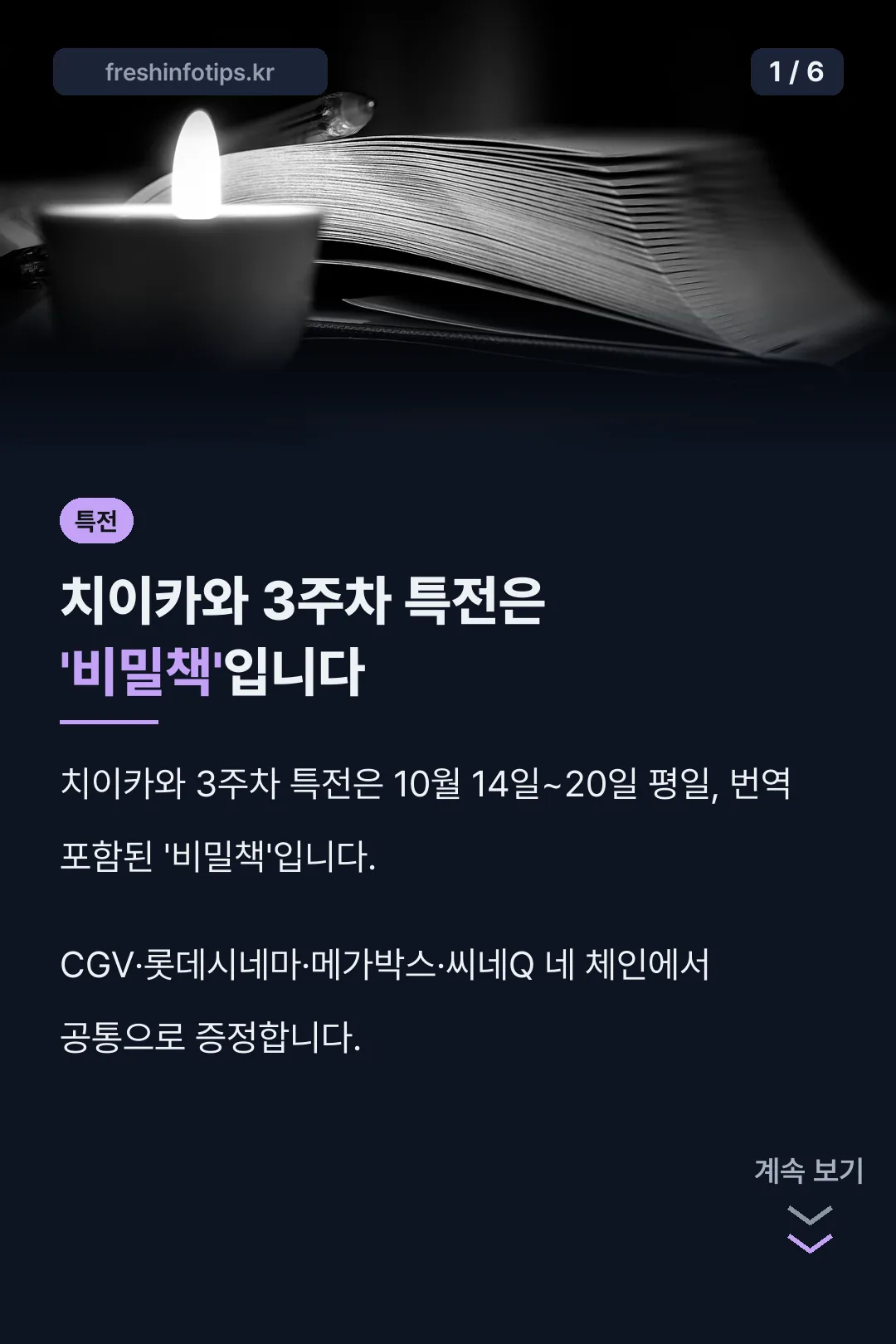 치이카와 3주차 특전은 비밀책
