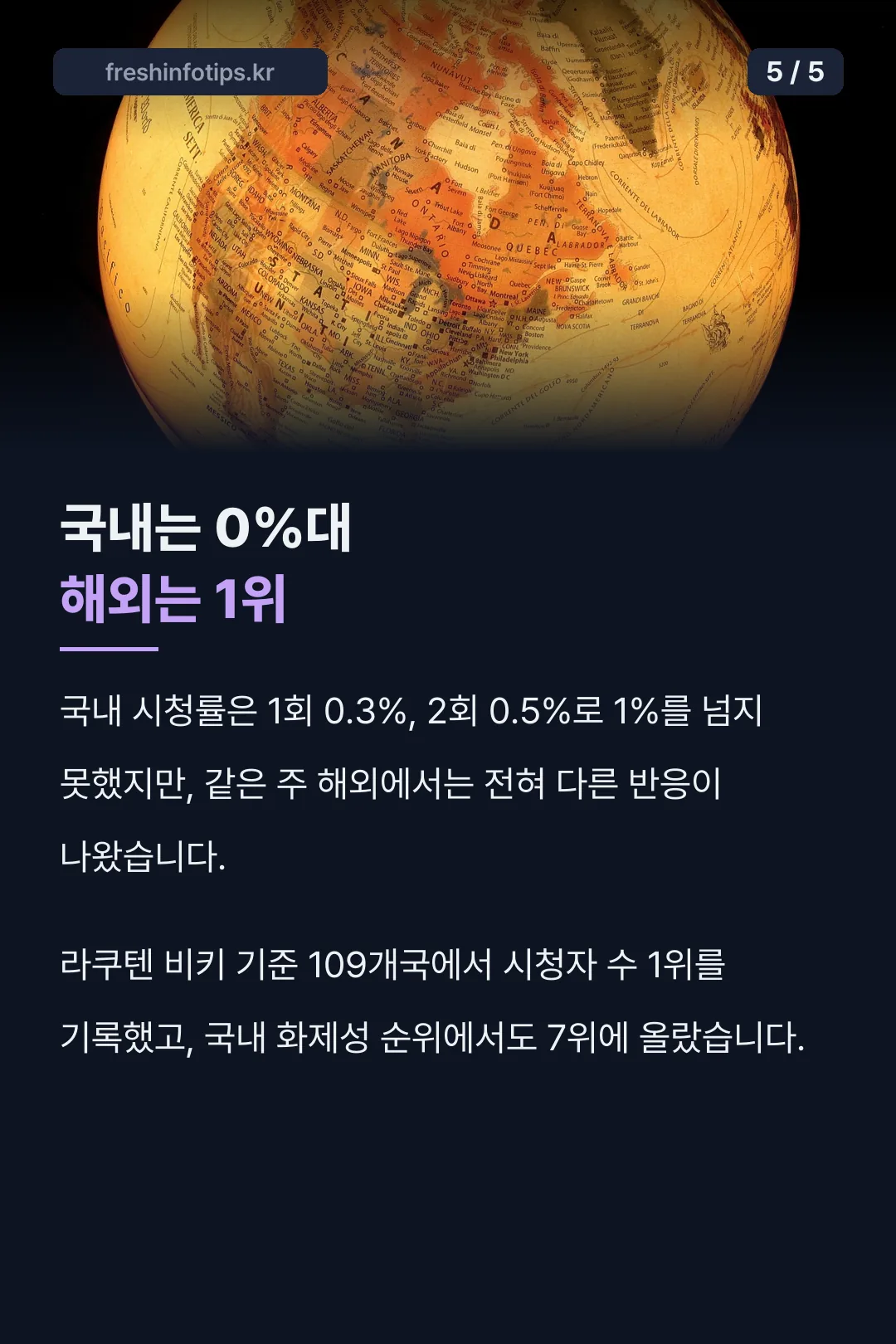 국내외 반응의 반전